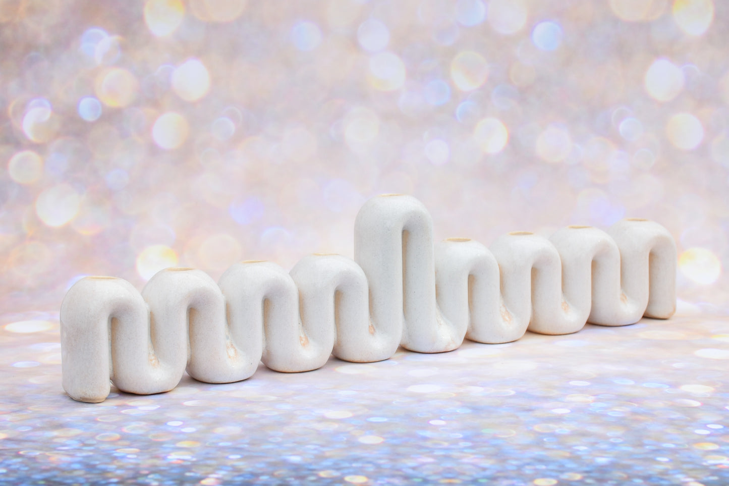 Hanukkah Menorah - Cream