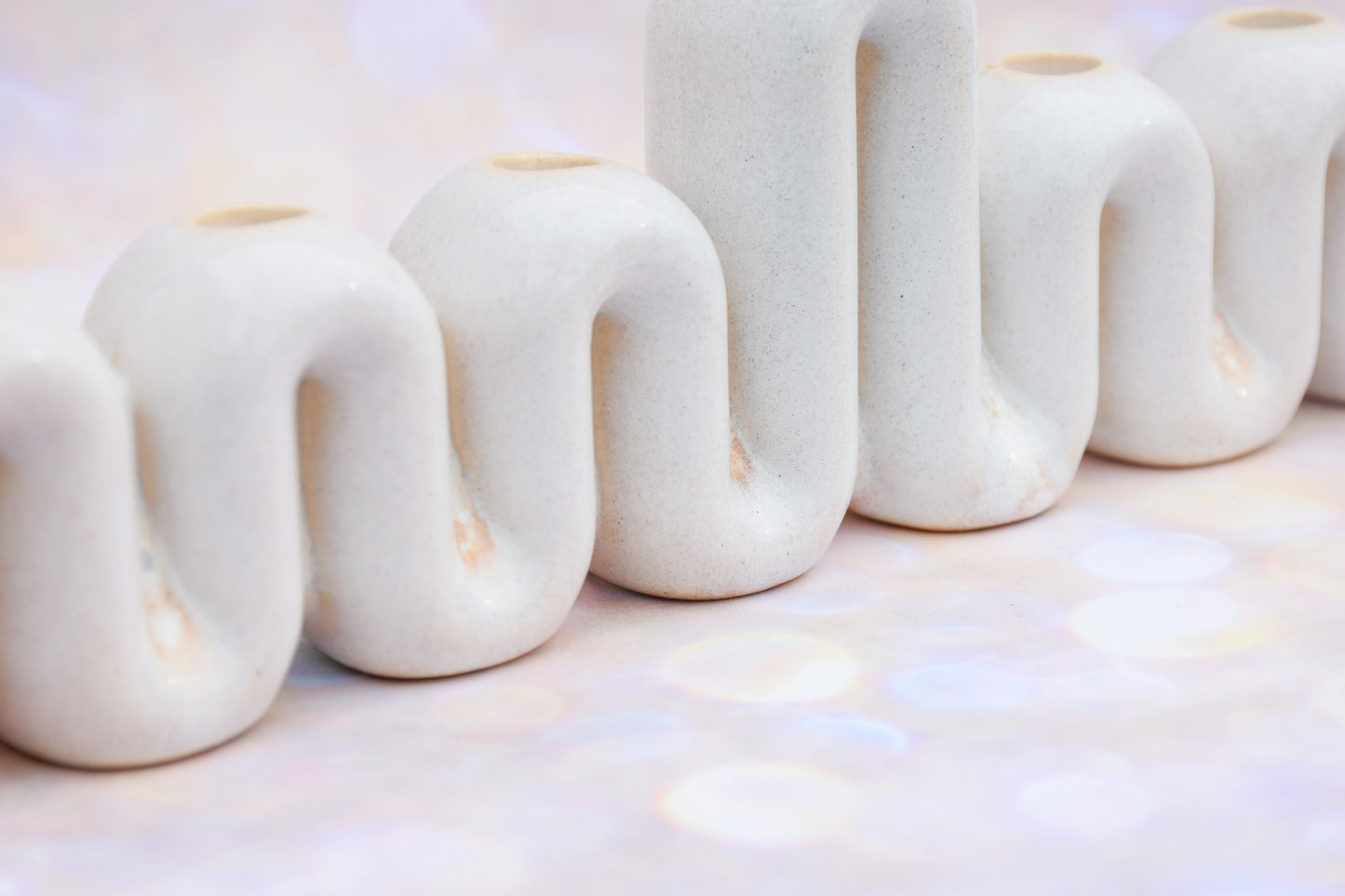 Hanukkah Menorah - Cream