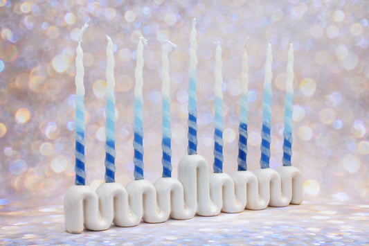 Hanukkah Menorah - Cream