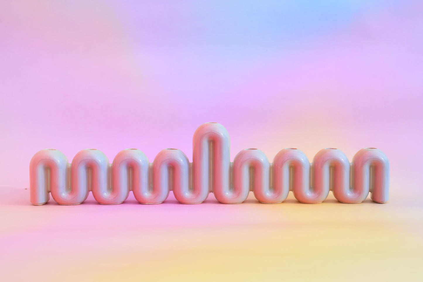 Hanukkah Menorah - Rainbow