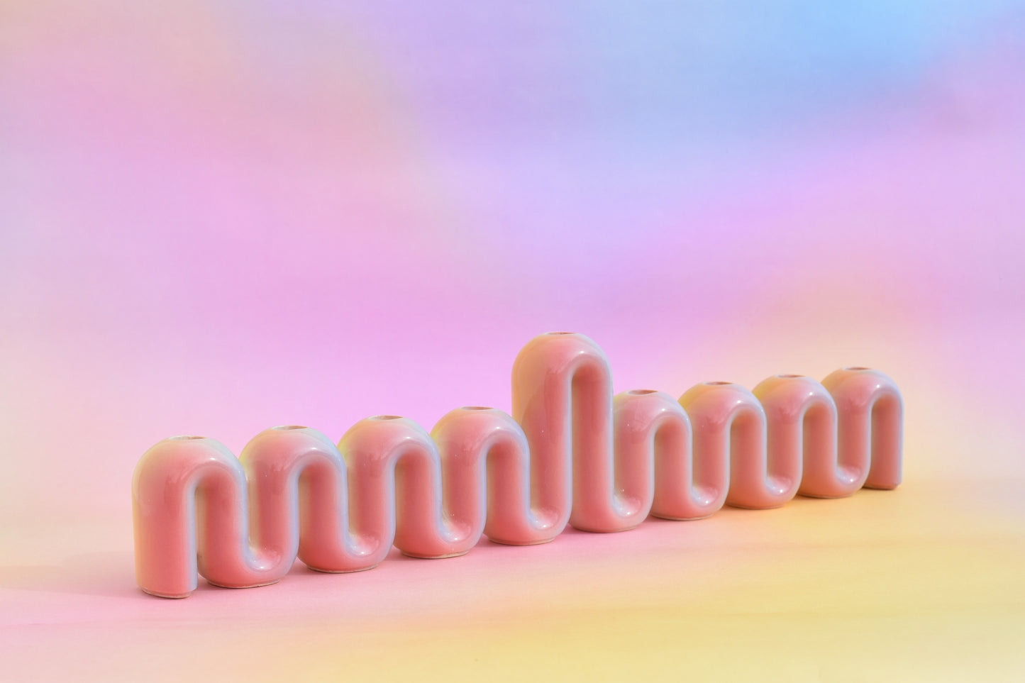 Hanukkah Menorah - Rainbow