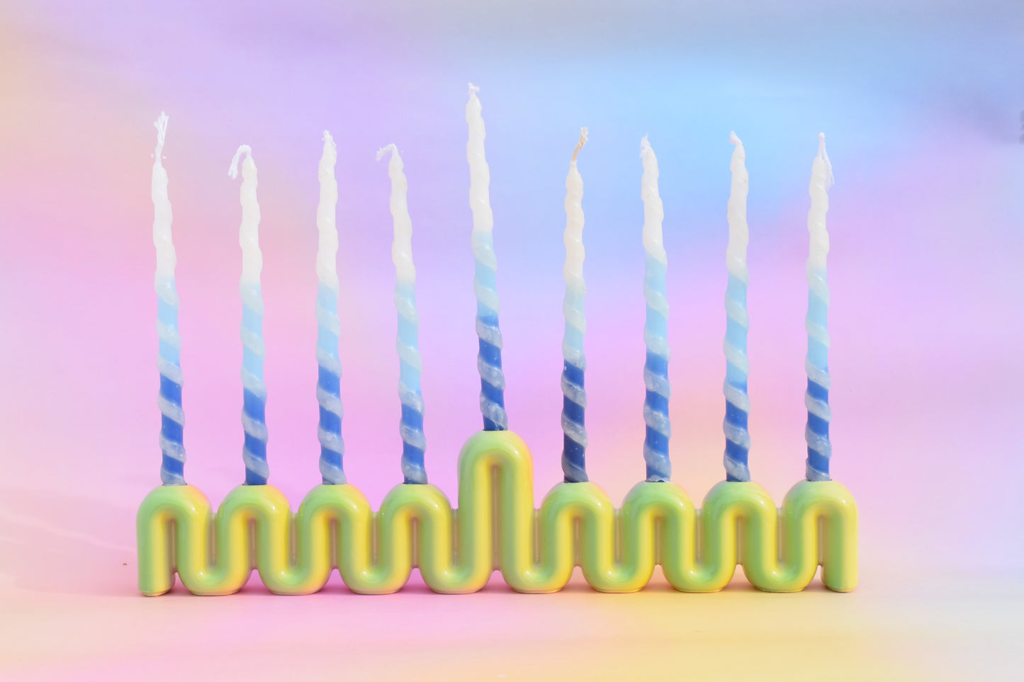 Hanukkah Menorah - Rainbow