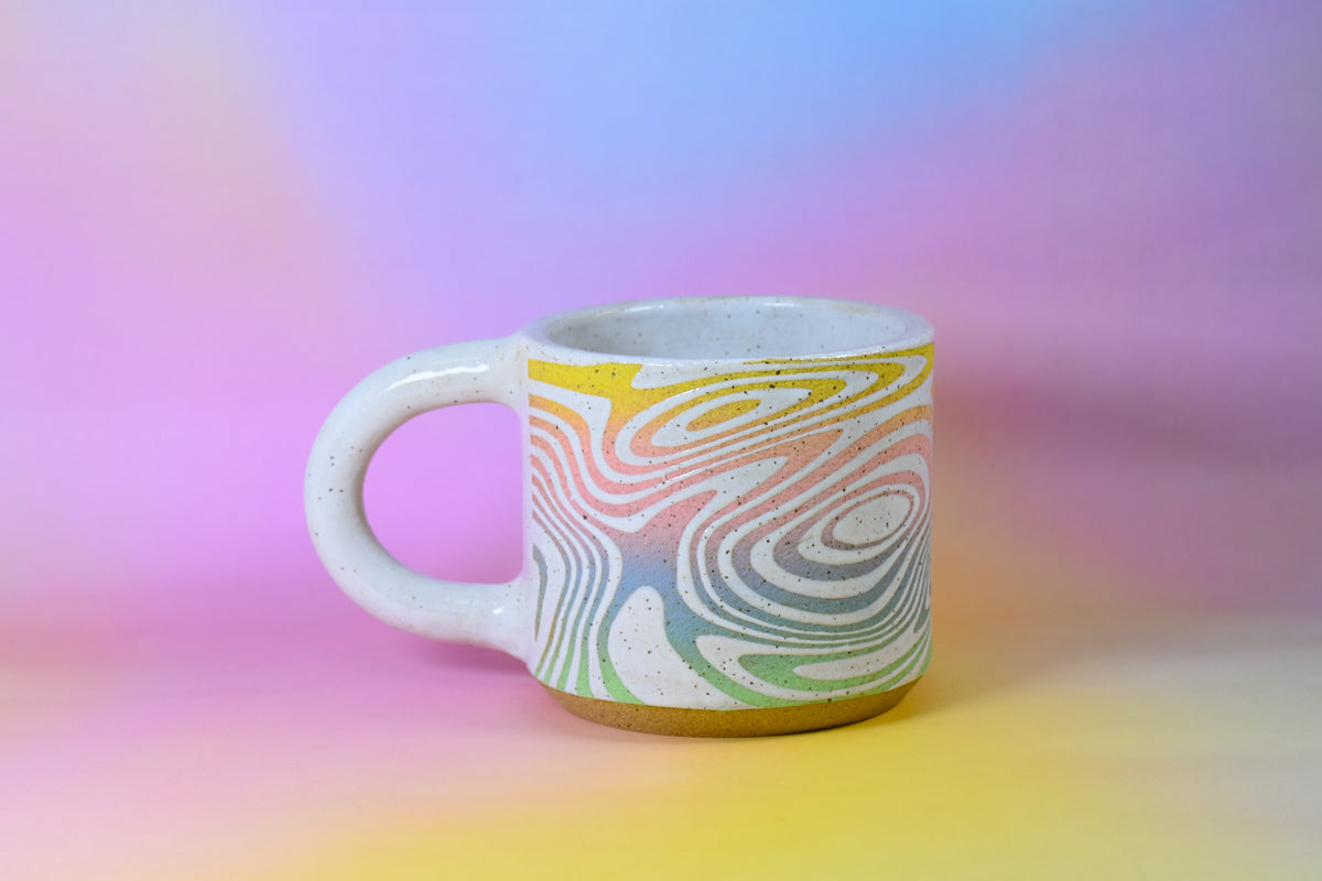 Groovy Topographic Mug