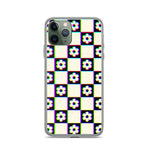 Load image into Gallery viewer, Glitchy Flower Grid iPhone Case
