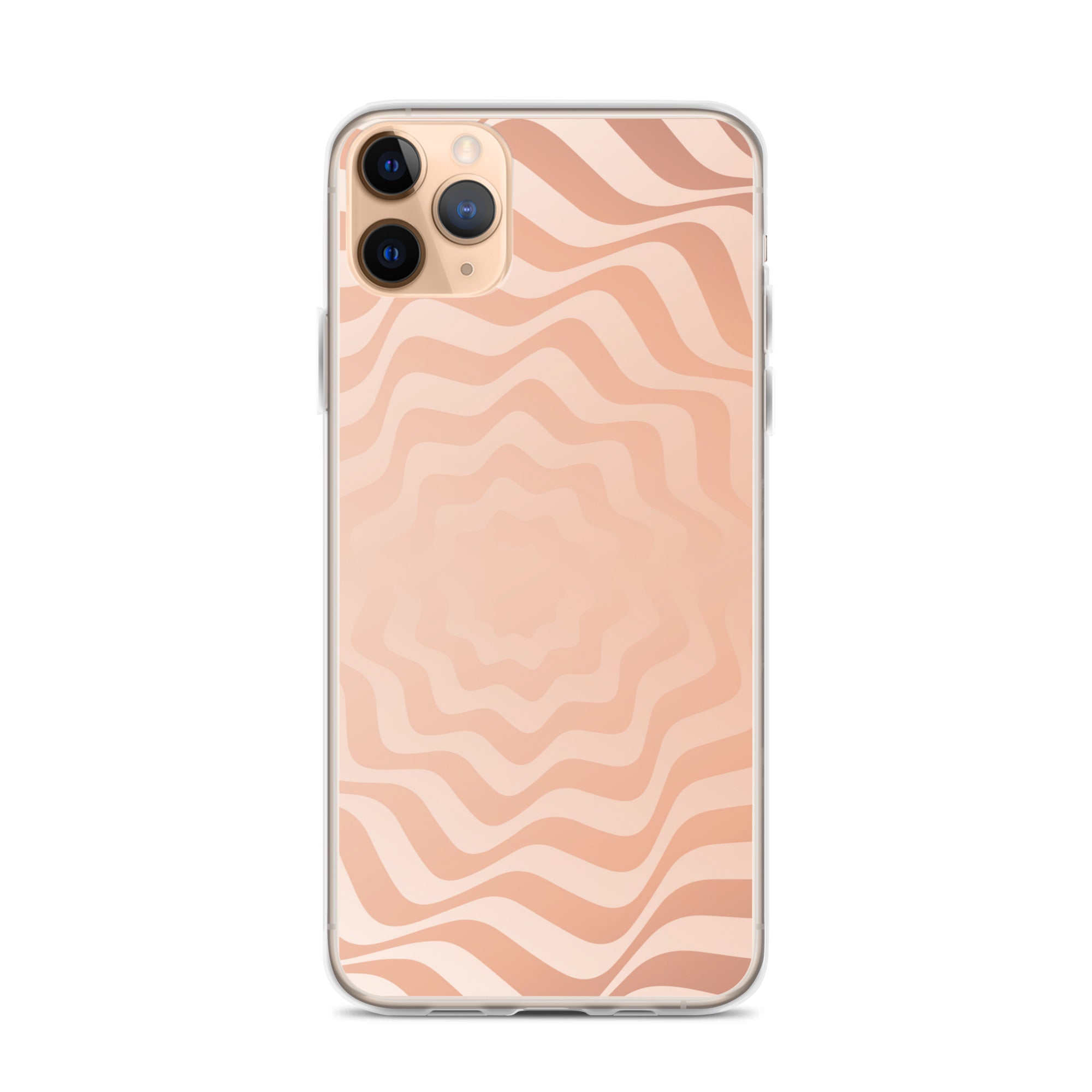 Wavy Reverse Gradient iPhone Case - Neutral Edition