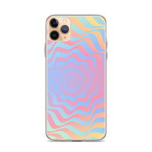 Wavy Reverse Gradient iPhone Case