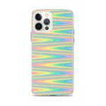 Load image into Gallery viewer, Rainbow ZigZag iPhone Case
