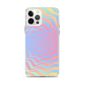 Wavy Reverse Gradient iPhone Case