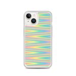 Load image into Gallery viewer, Rainbow ZigZag iPhone Case
