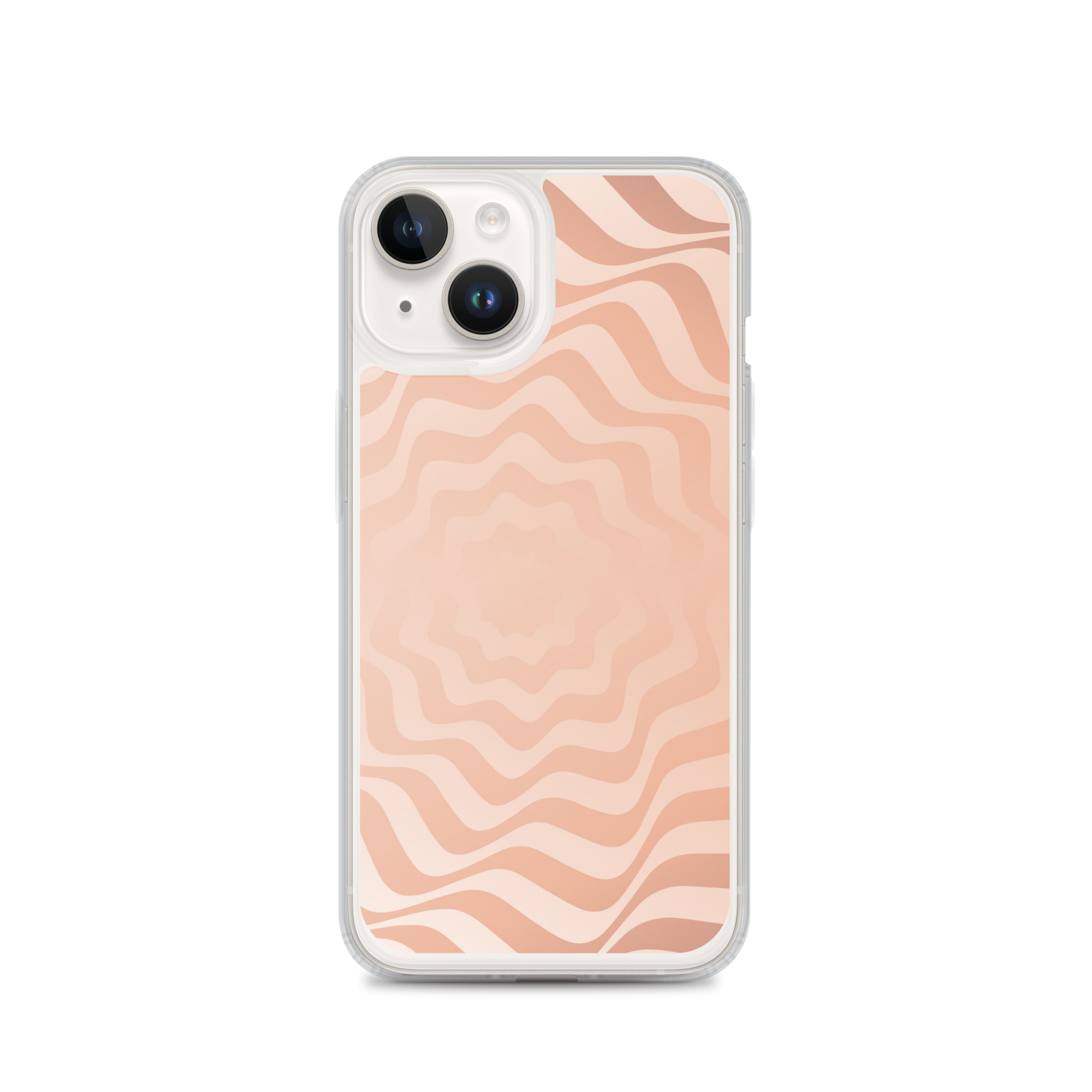 Wavy Reverse Gradient iPhone Case - Neutral Edition
