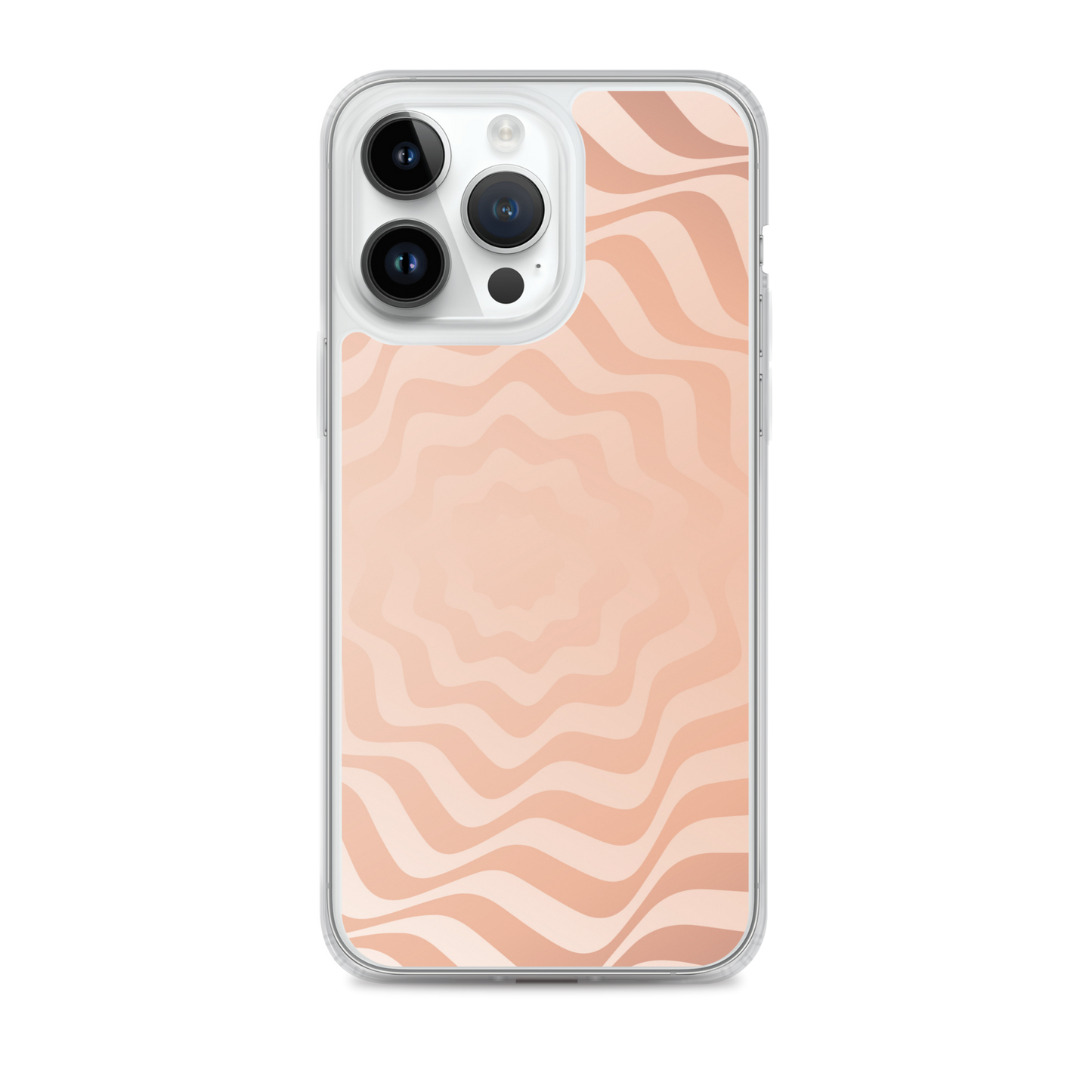 Wavy Reverse Gradient iPhone Case - Neutral Edition