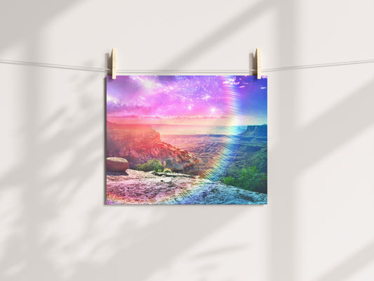 Magical Canyon Art Print