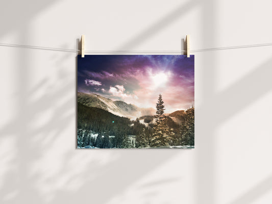 Magical Mountain Art Print