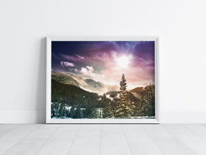 Magical Mountain Art Print